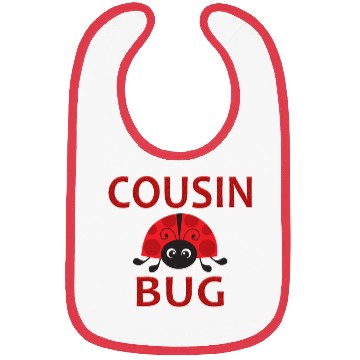 Discover Cousin Bug Funny Ladybug Cousin Bibs