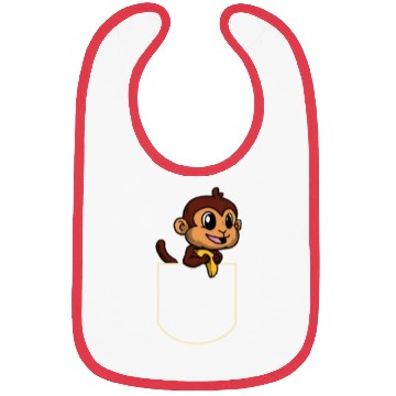 Discover Ape In The Pocket Gift Monkey Pocket Bibs