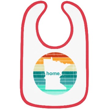 Discover Unique Vintage Retro Style Home State Minnesota - Bibs