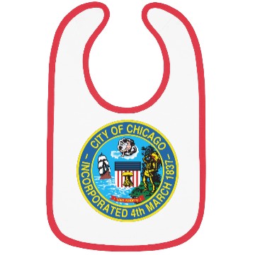 Discover Seal of Chicago, Illinois Bibs