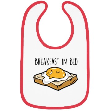 Discover Fried egg toast - Breakfast in bed Bibs