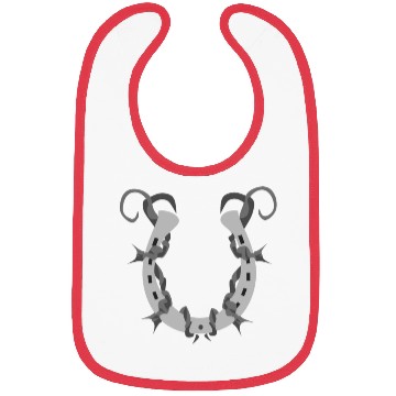 Discover Horseshoe Wrapped in Barbed Wire Bibs