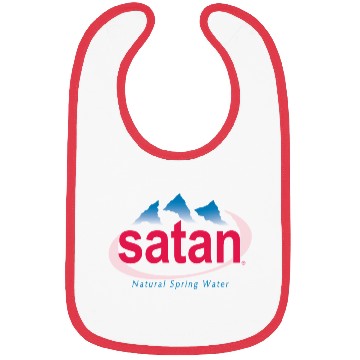 Discover Satan Natural Spring Water Bibs