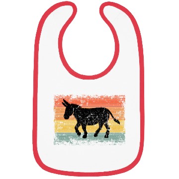 Discover Vintage Donkey Mule Animal Gift Bibs