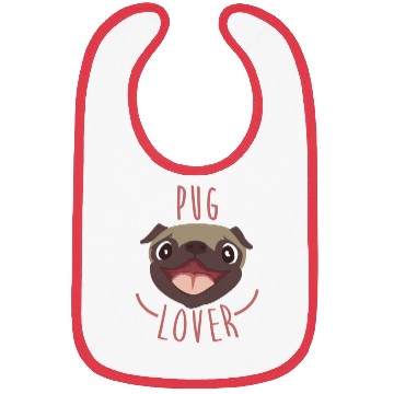 Discover Pug Lover - Pug Bibs
