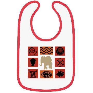 Discover African abstract modern tribal pattern art Bibs