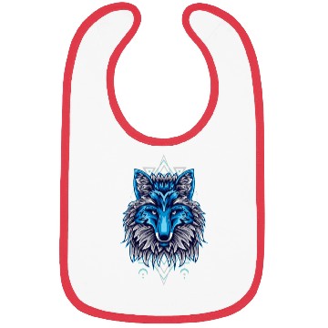 Discover fox lover retro Bibs