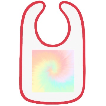 Discover Tie Dye Pastel Swirl Tie Dye Bibs
