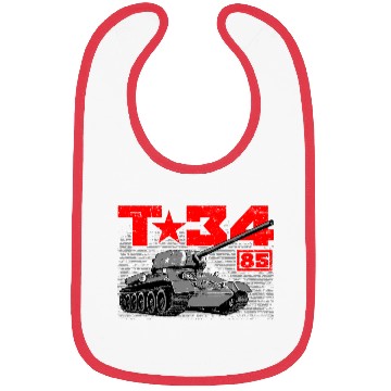 Discover T-34-85 Soviet medium tank Bibs