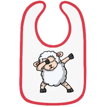Discover Funny Dabbing Sheep Dab Dance Lamb Lover Gift Bibs