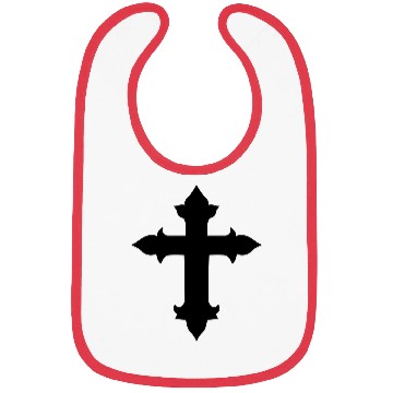 Discover cool fancy gothic cross Bibs