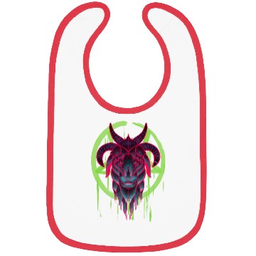 Discover Neon Baphomet Bibs