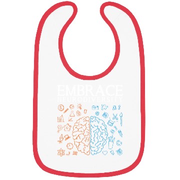 Discover Embrace ADHD Autism ASD Neurodiversity Bibs