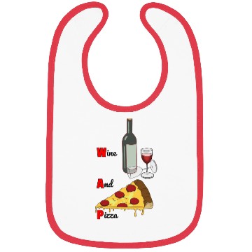 Discover Wine And Pizza Bibs