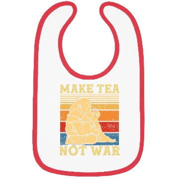 Discover Make Tea War Bibs