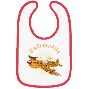 Discover Luftwaffle Waffle Military Aircraft Pilot Bibs