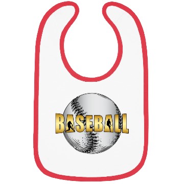 Discover Baseball Catcher Softball Baseball Bat Sports Gift Bibs