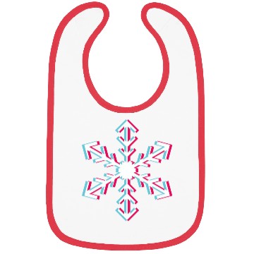 Discover Snowflake Tik Tok Style Bibs
