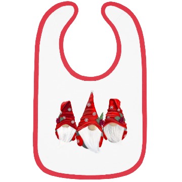 Discover Christmas Gnomes Bibs
