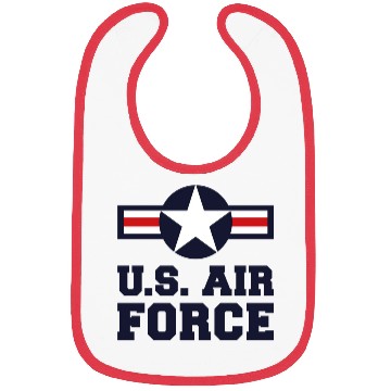 Discover us air force Bibs