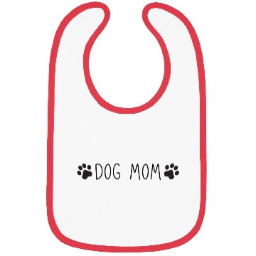 Discover Dog Mom Sticker Bibs
