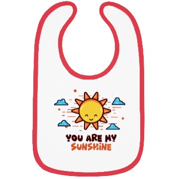 Discover You Are My Sunshine Bibs