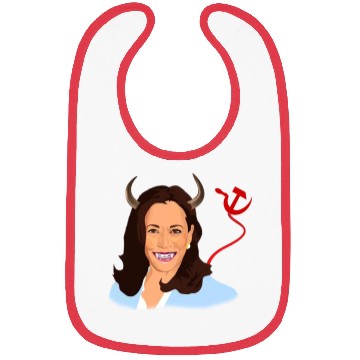 Discover Trump kamala harris monster communist Bibs
