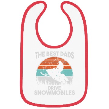 Discover Vintage Snowmobile Bibs Gift for Dad Husband Men