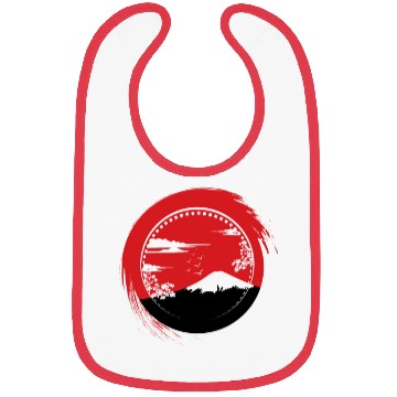 Discover Japan Volcano Bibs