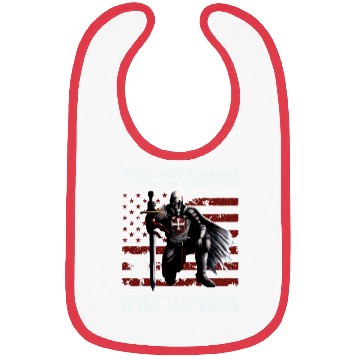 Discover When God'S Warriors Go Down On Their Knees Knight Bibs