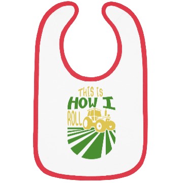 Discover Tractor, This Is How I Roll, Bulldog Bibs