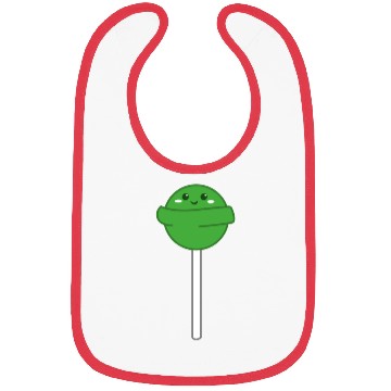 Discover Cute Green Lollipop Bibs