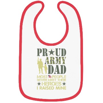 Discover Proud Army National Guard Dad American Flag Bibs