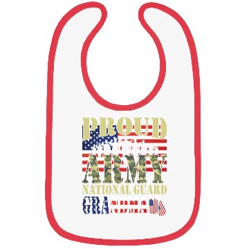Discover Proud Army National Guard Grandma Bibs
