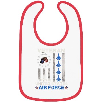 Discover Veteran Of The United States Air Force US Air Bibs