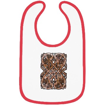 Discover Orange Celtic art gift Bibs