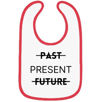 Discover Past Présent Future (black) Bibs