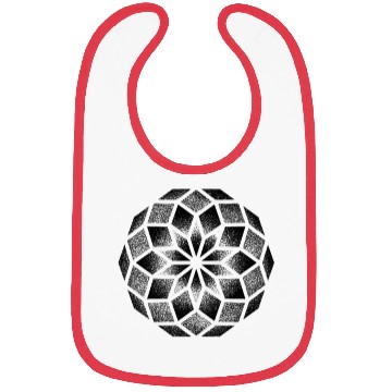 Discover Mandala dotwork Bibs