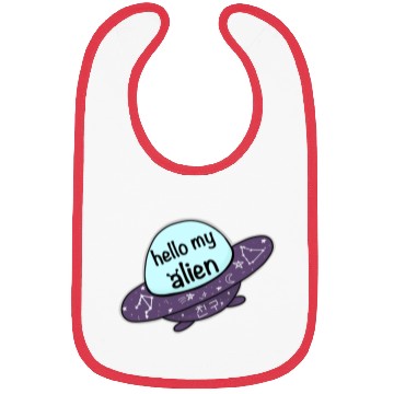 Discover Hello My Alien Bibs