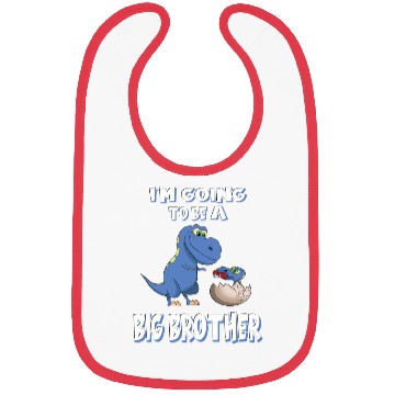 Discover I'm Going To Be A Big Brother Dinosaur Bibs