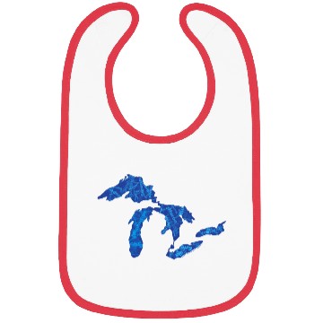Discover Great Lakes with Names Bibs