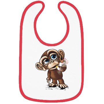 Discover Dude Monkey Bibs