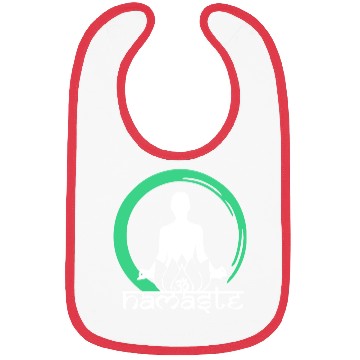Discover Yoga Namaste Ohm Lotus Gift Relax Bibs
