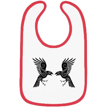 Discover Two Black Birds Bibs