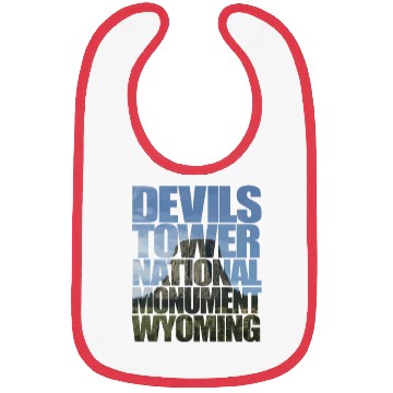 Discover Devils Tower National Monument Wyoming Souvenir Bibs