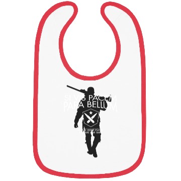 Discover Si Vis Pacem Para Bellum for soldiers Bibs
