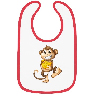 Discover Monkey banana Bibs