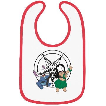 Discover Black Metal Lilo and Stitch Bibs