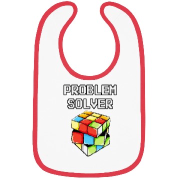 Discover Problem Solver Puzzle Cube Math Nerd Bibs