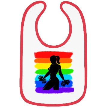Discover Fitness - Gym - Workout - Woman - Colorful Bibs